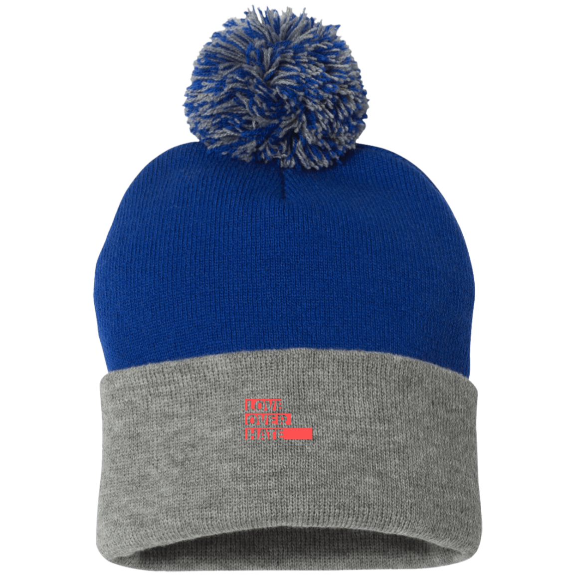 Love Over Hate Knit Cap