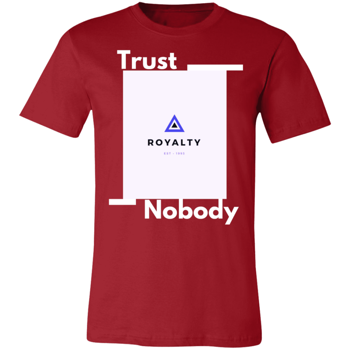 Retro Trust Nobody Short-Sleeve T-Shirt by Amagiri Young