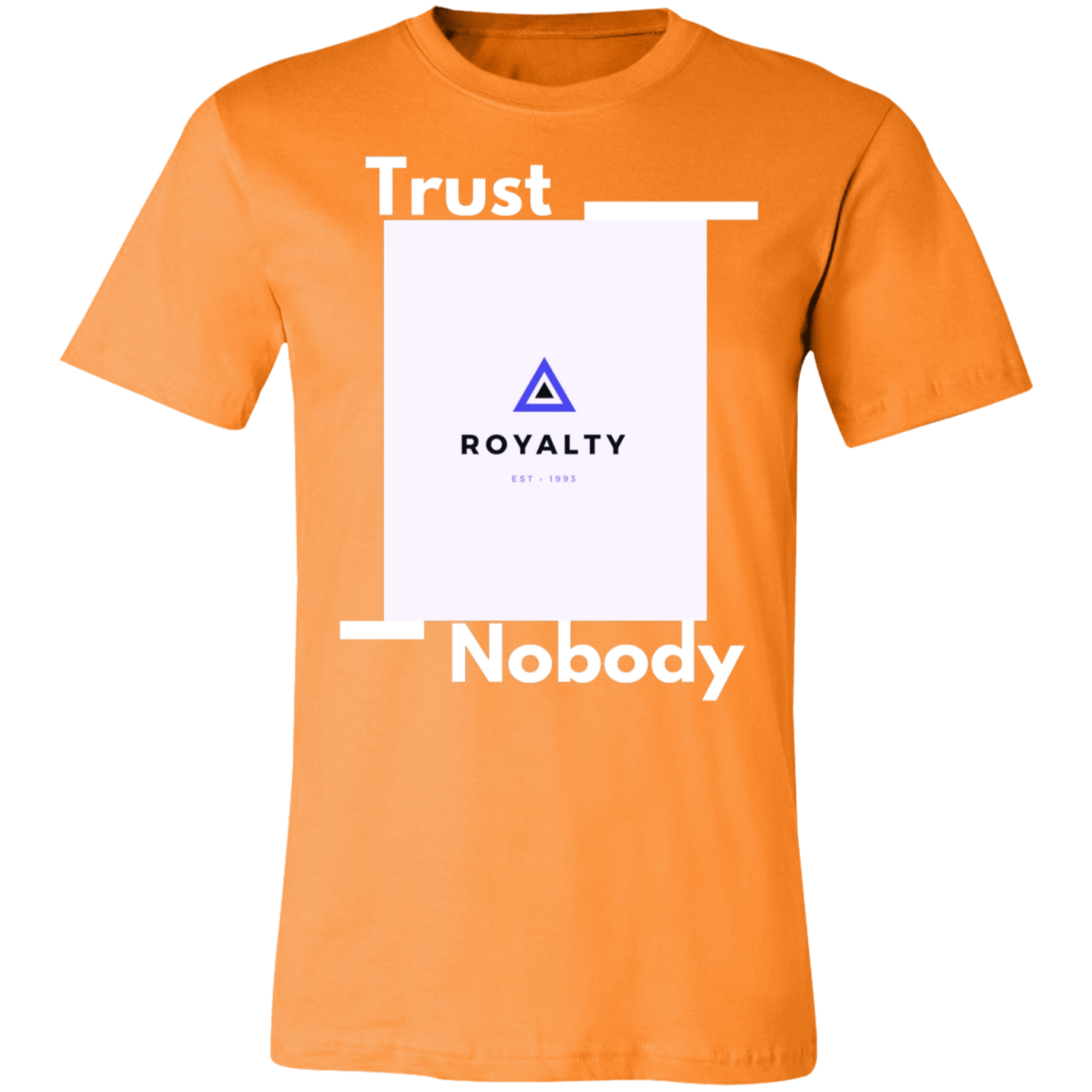 Retro Trust Nobody Short-Sleeve T-Shirt by Amagiri Young