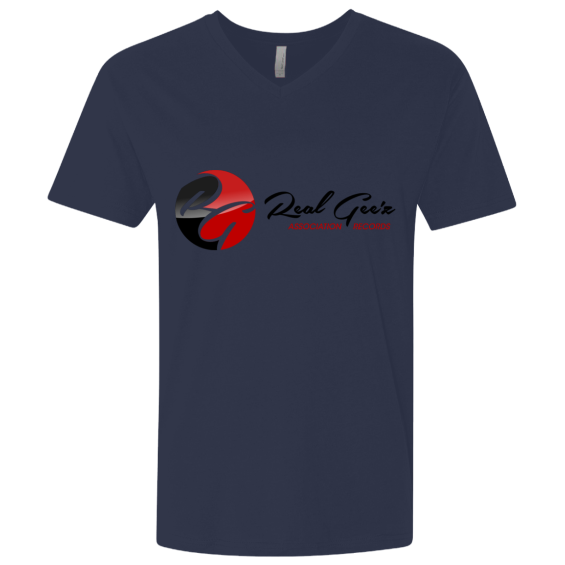 Real Geez Men's Premium Fitted SS V-Neck