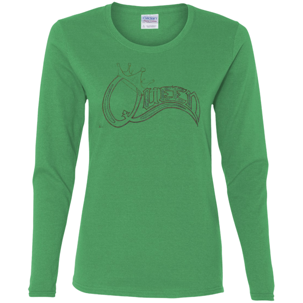 Queen Ladies' Cotton LS T-Shirt