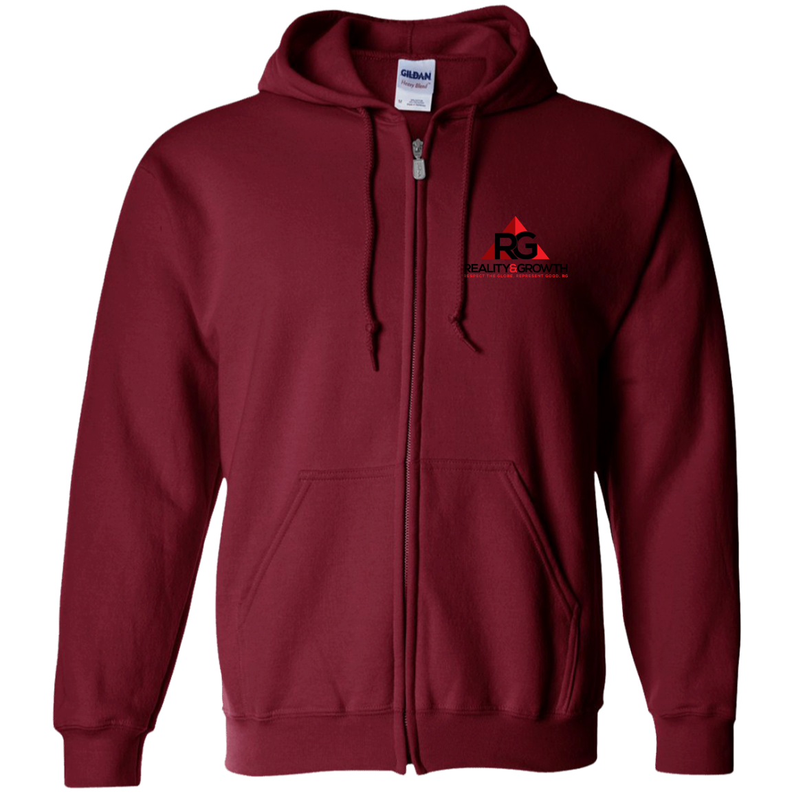 RG Zip Up Hooded Sweatshirt
