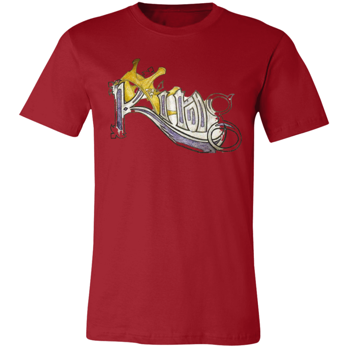 King Unisex Jersey Short-Sleeve T-Shirt by Amagiri Young