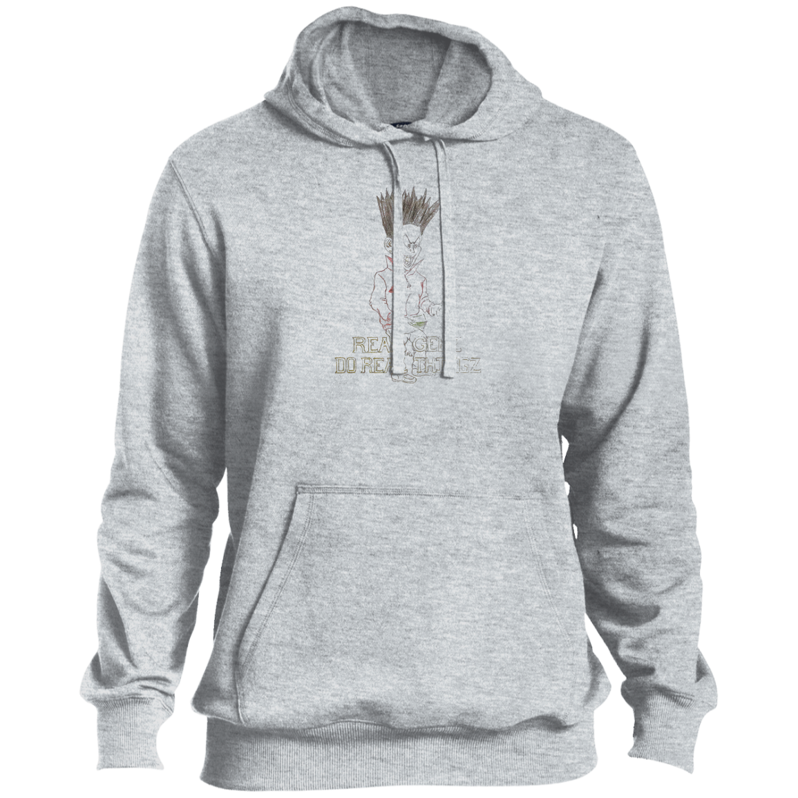 Real Geez Cartoon Pullover Hoodie