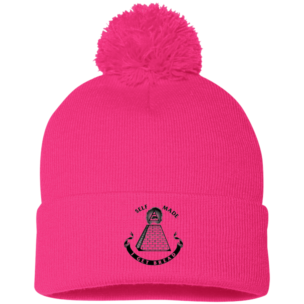 I Get Bread Pom Pom Knit Cap