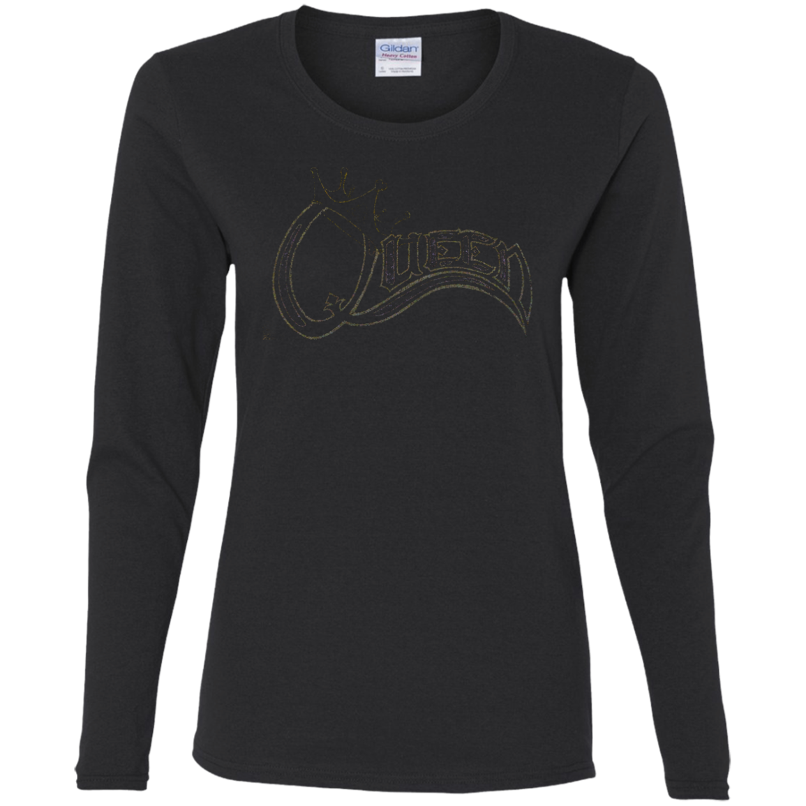 Queen Ladies' Cotton LS T-Shirt