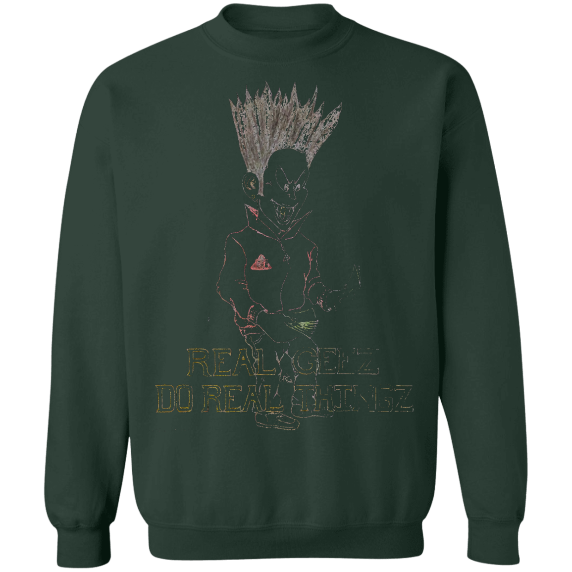 Real Geez cartoon Pullover Sweatshirt 8 oz.