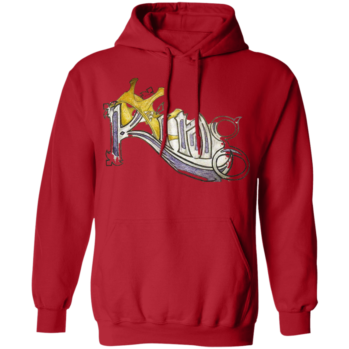 King Pullover Hoodie by Amagiri Young