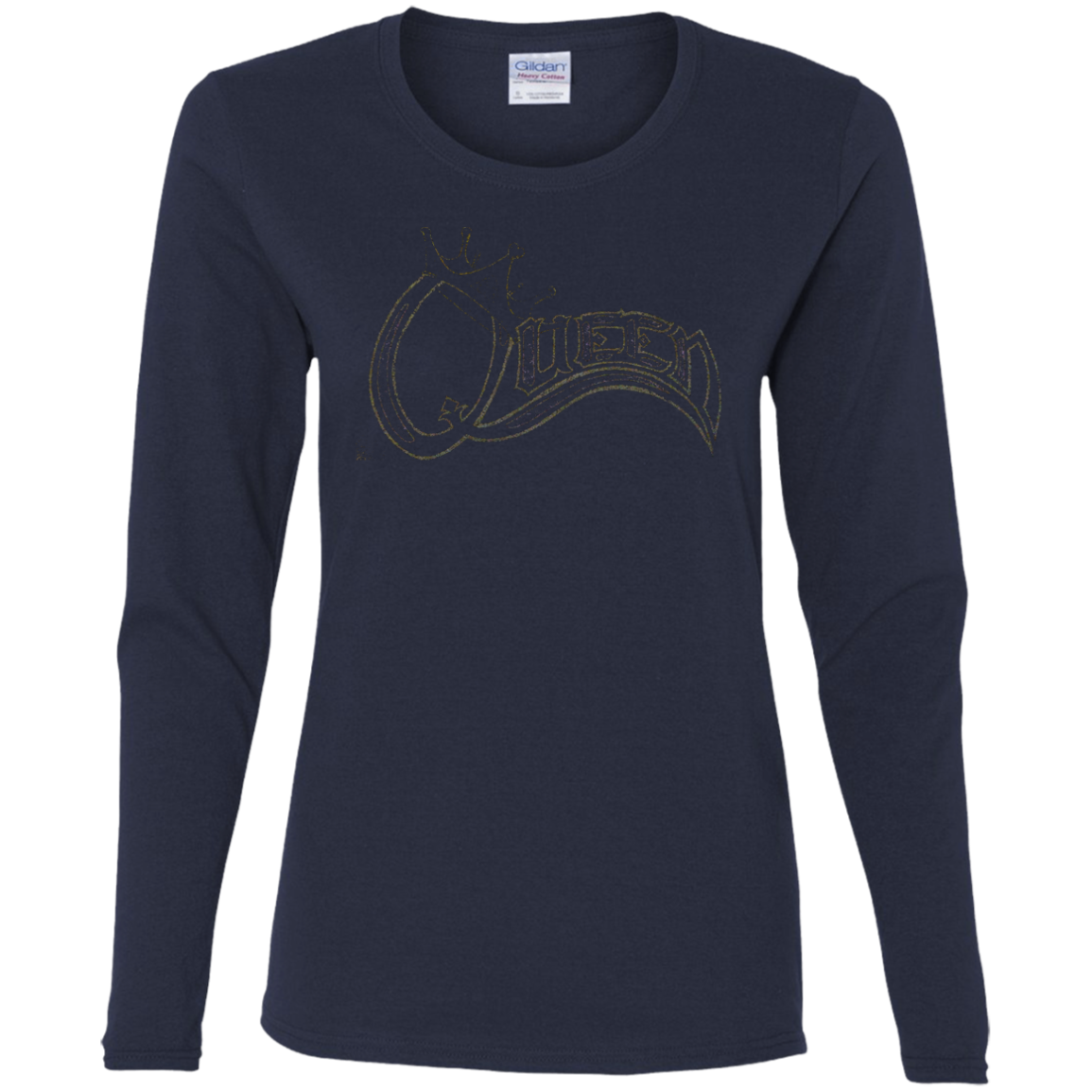 Queen Ladies' Cotton LS T-Shirt