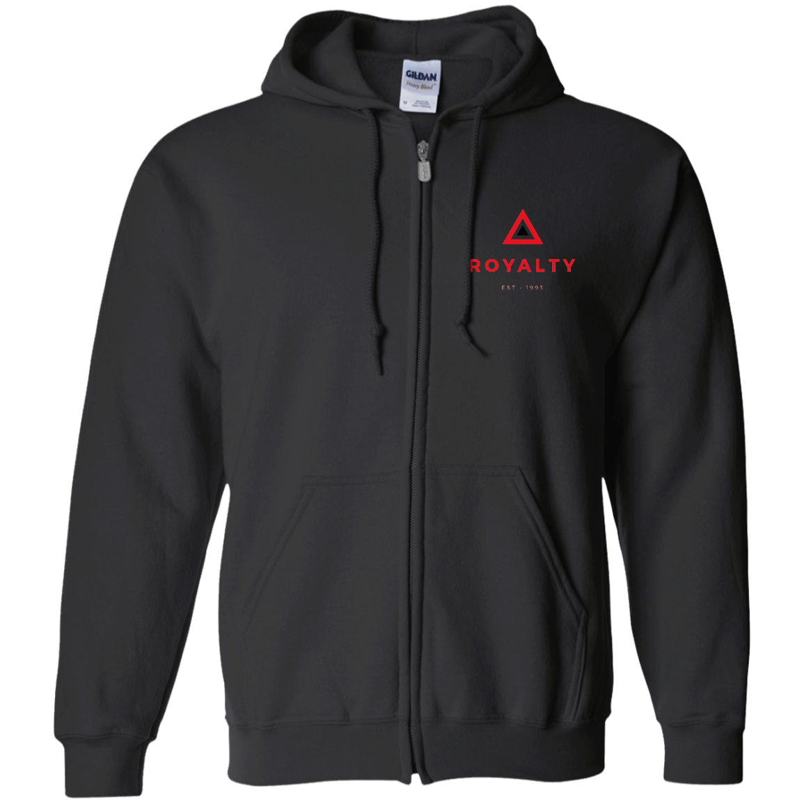Royalty Zip Up Hooded Sweatshirt
