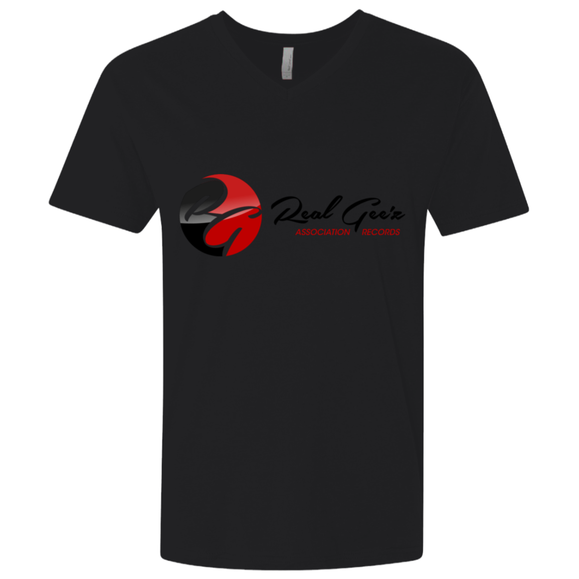 Real Geez Men's Premium Fitted SS V-Neck