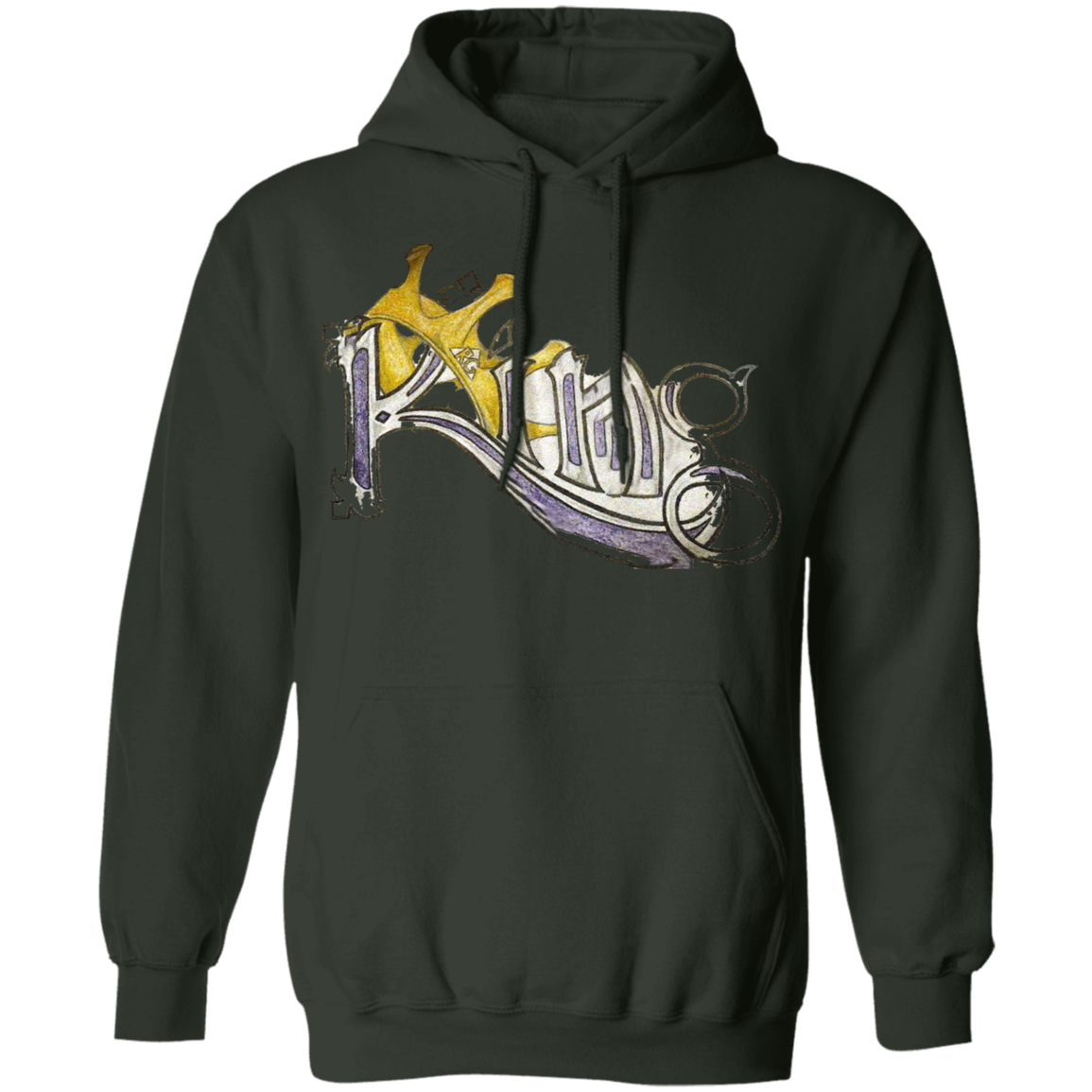King Pullover Hoodie by Amagiri Young