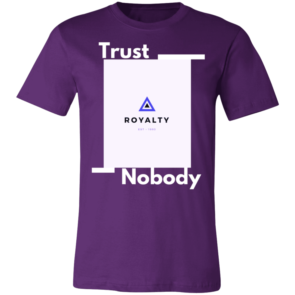 Retro Trust Nobody Short-Sleeve T-Shirt by Amagiri Young