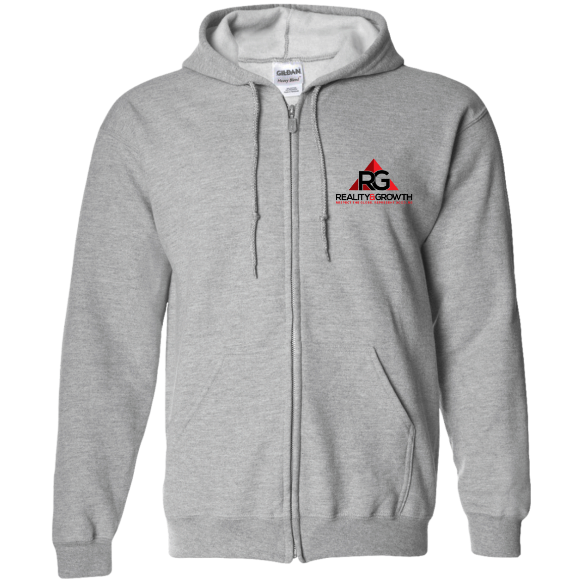 RG Zip Up Hooded Sweatshirt