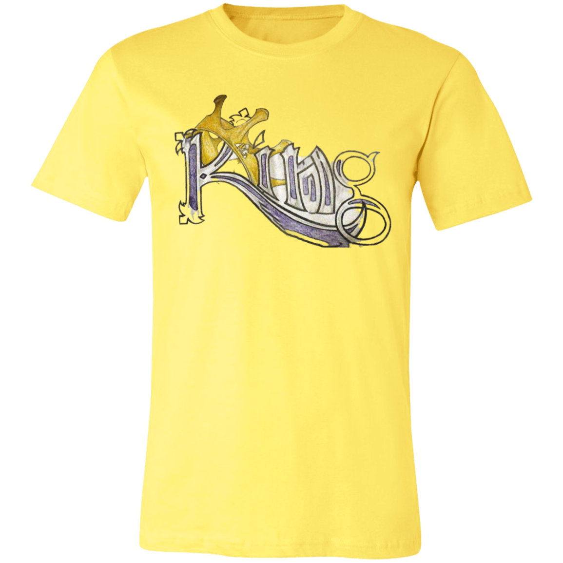 King Unisex Jersey Short-Sleeve T-Shirt by Amagiri Young