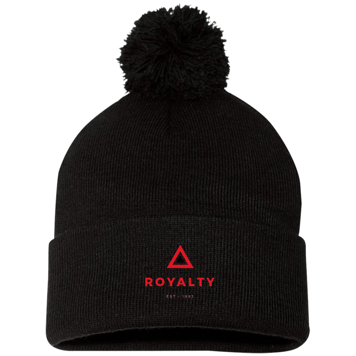 Royalty Pom Pom Knit Cap