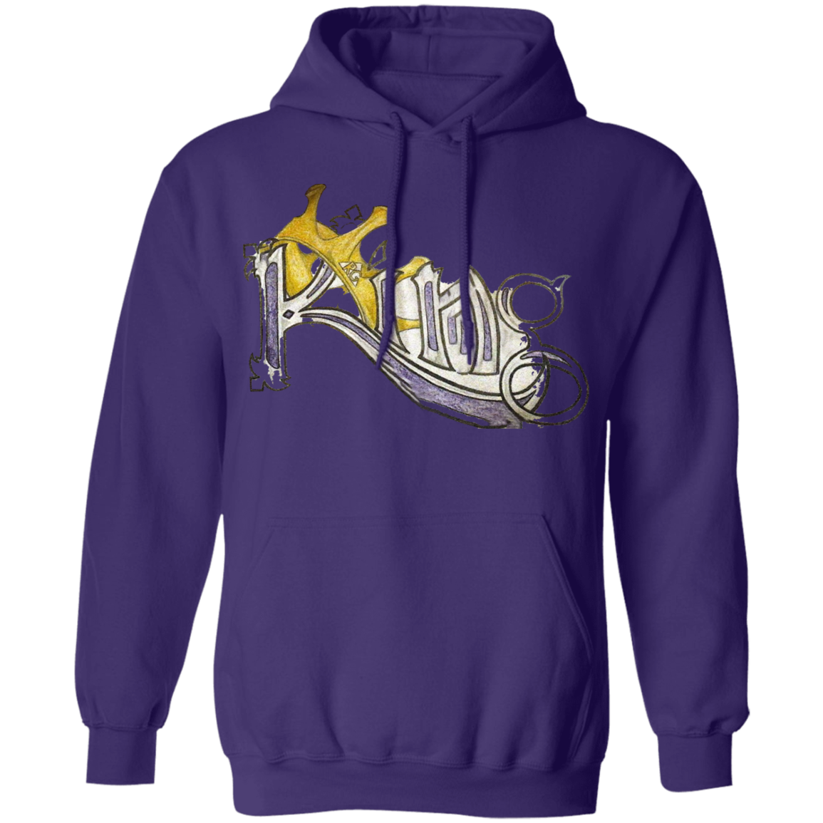 King Pullover Hoodie by Amagiri Young