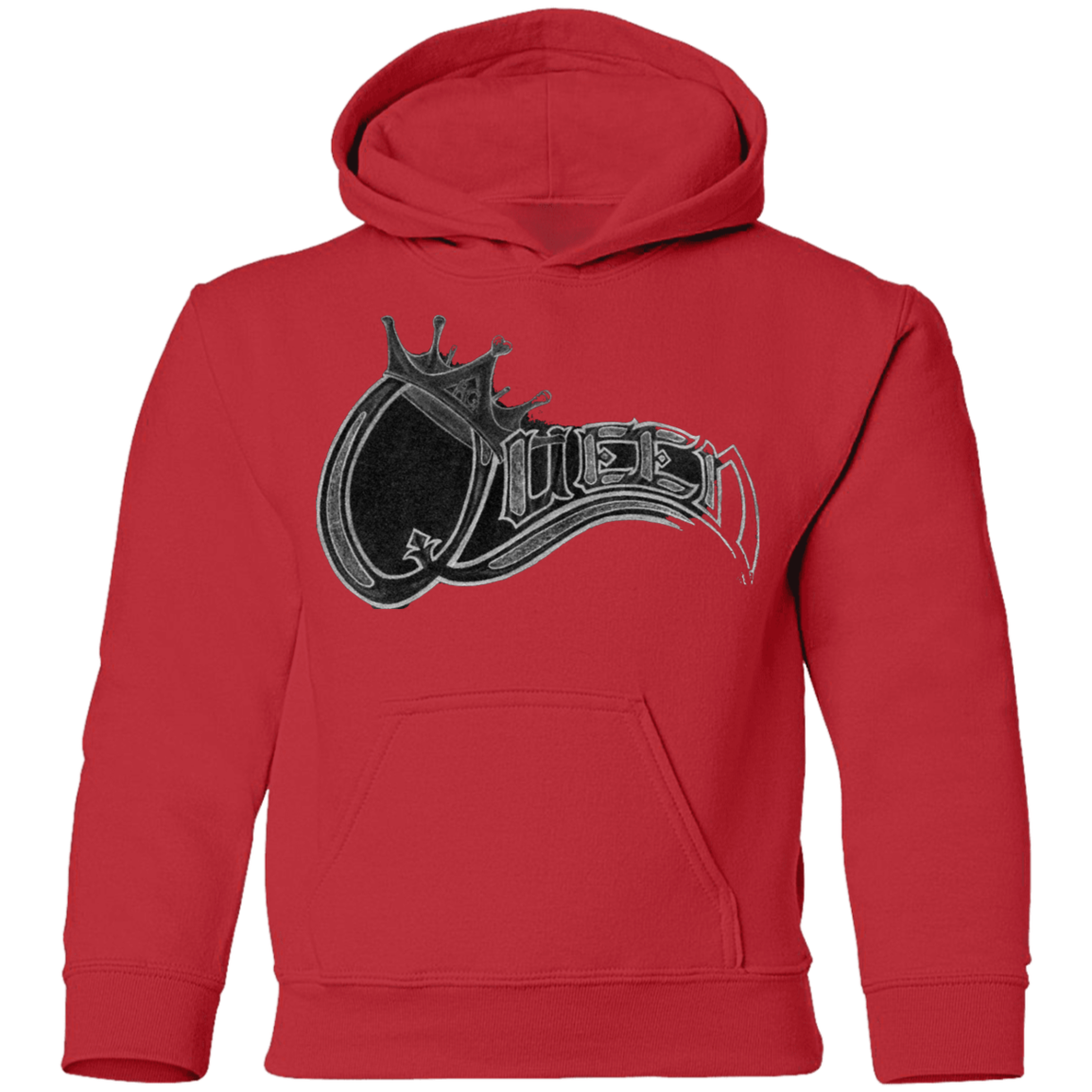 Queen Youth Pullover Hoodie by Amagiri Young