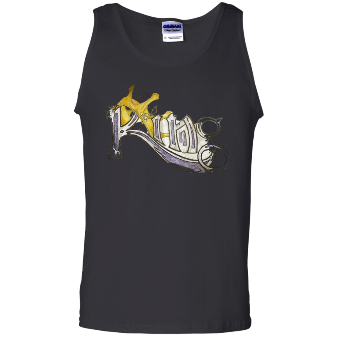 King 100% Cotton Tank Top by Amagiri Young