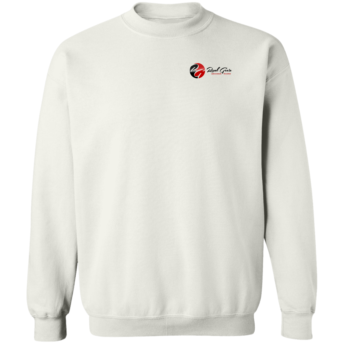 Real Geez Crewneck Pullover Sweatshirt 8 oz.