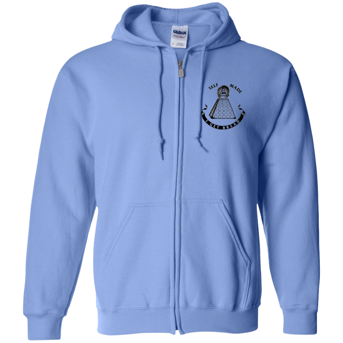 I Get Bread Zip Up Hooded Sweatshirt