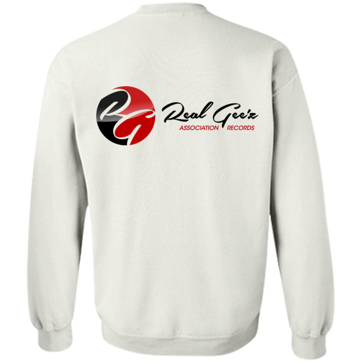 Real Geez Crewneck Pullover Sweatshirt 8 oz.