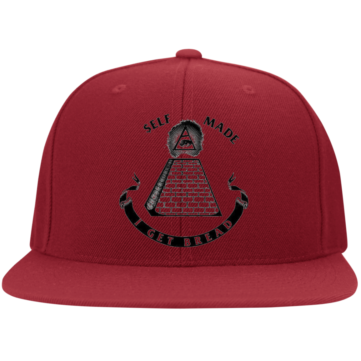 I Get Bread Flat Bill Twill Flexfit Cap