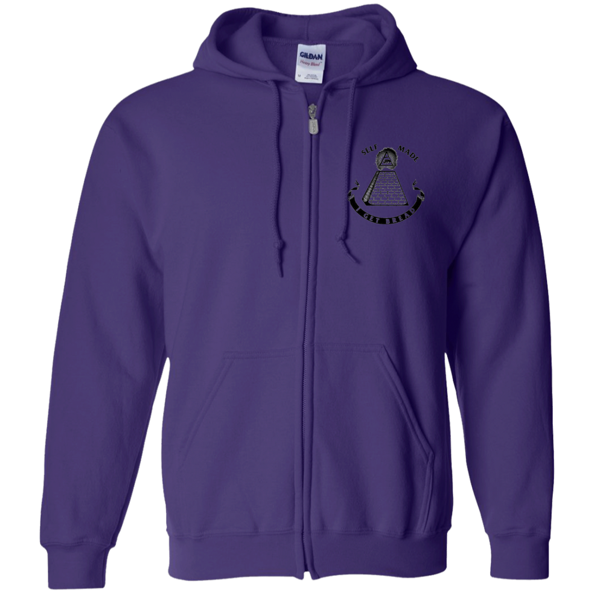 I Get Bread Zip Up Hooded Sweatshirt