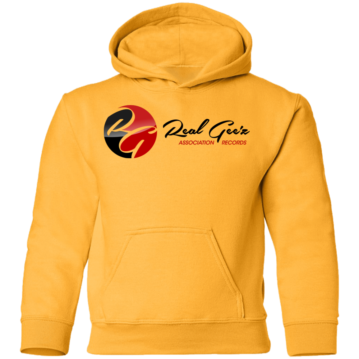 Real Geez Youth Pullover Hoodie Front