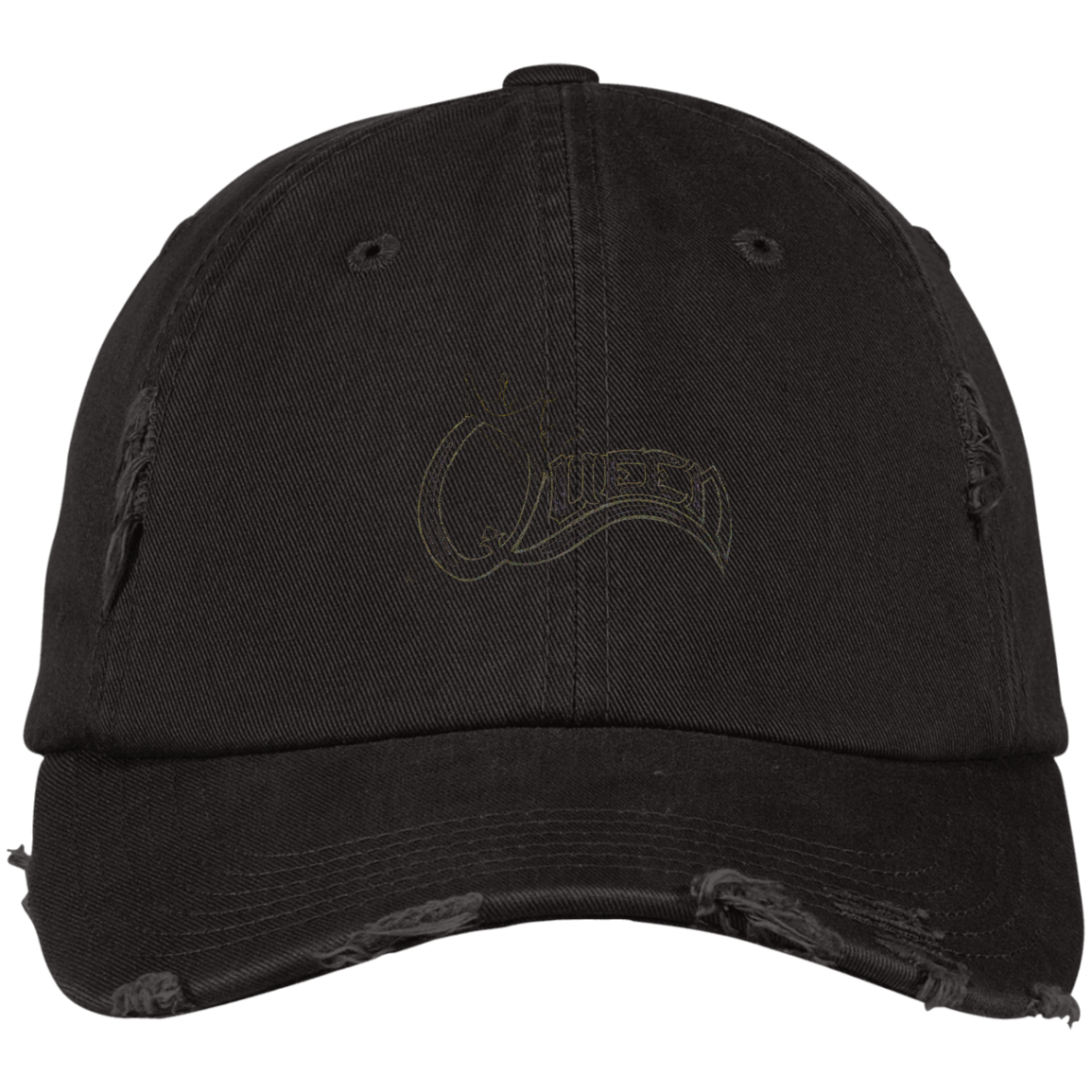 Queen Distressed Dad Cap