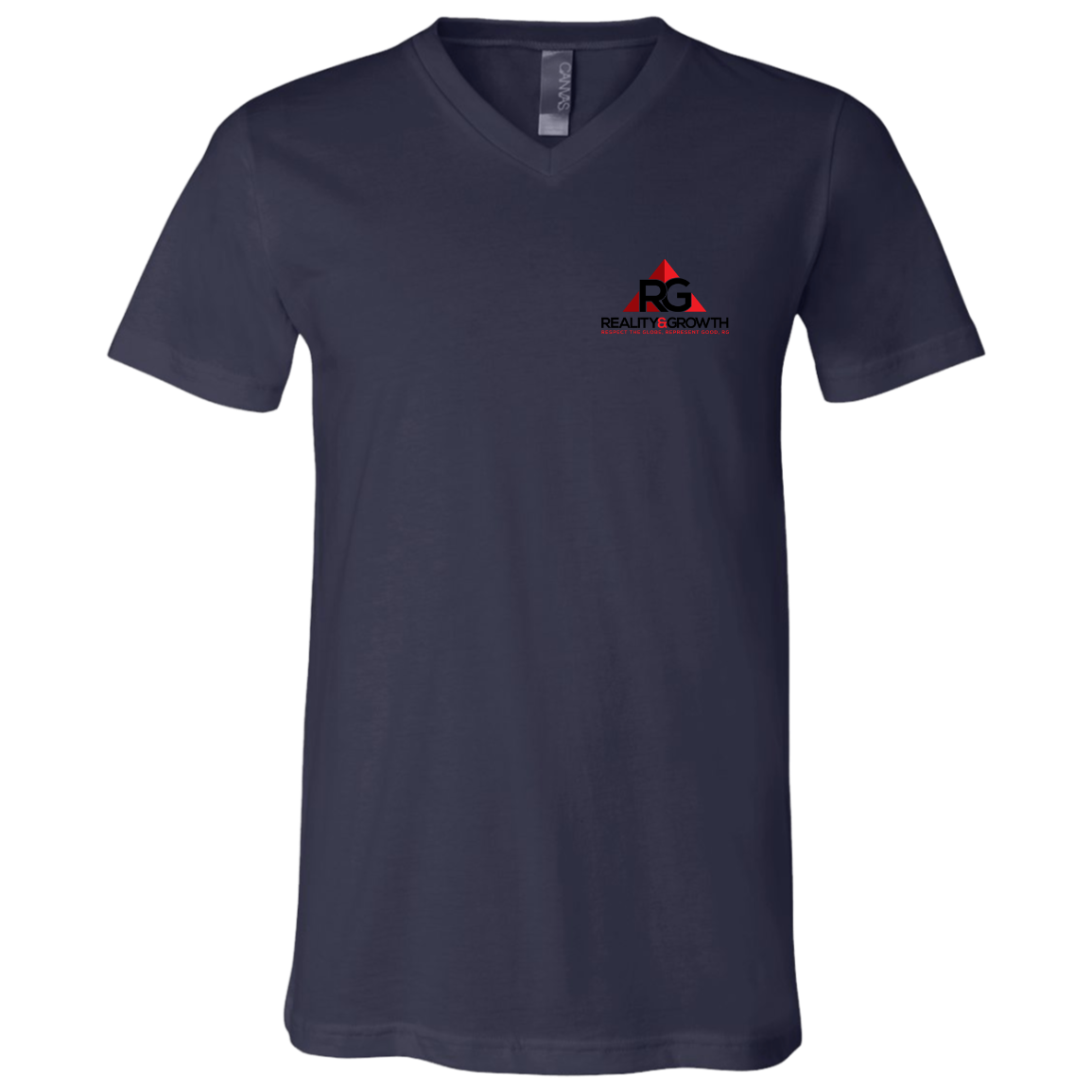 RG Unisex Jersey SS V-Neck T-Shirt