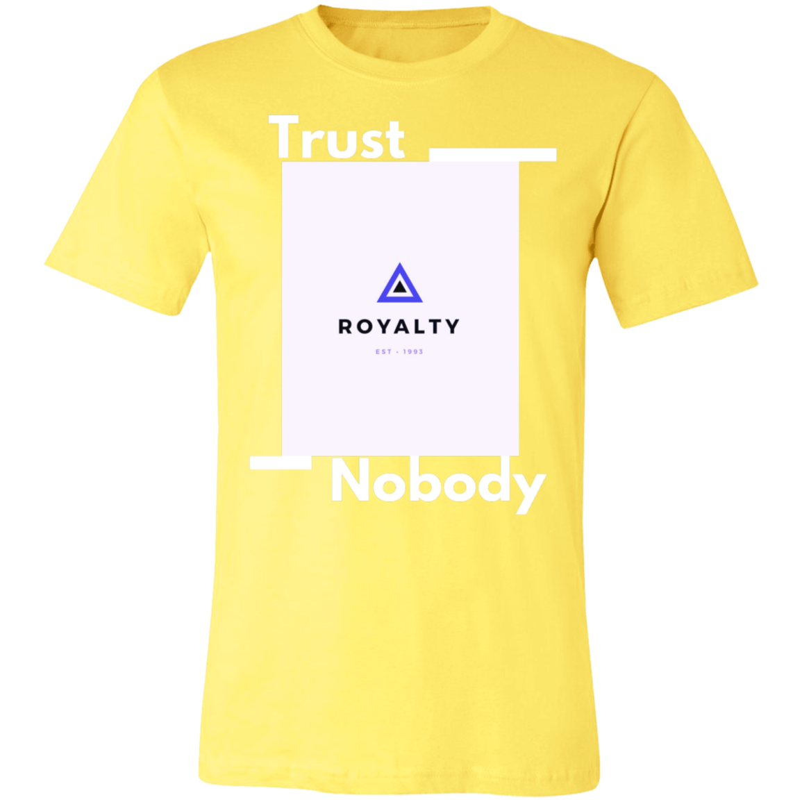 Retro Trust Nobody Short-Sleeve T-Shirt by Amagiri Young