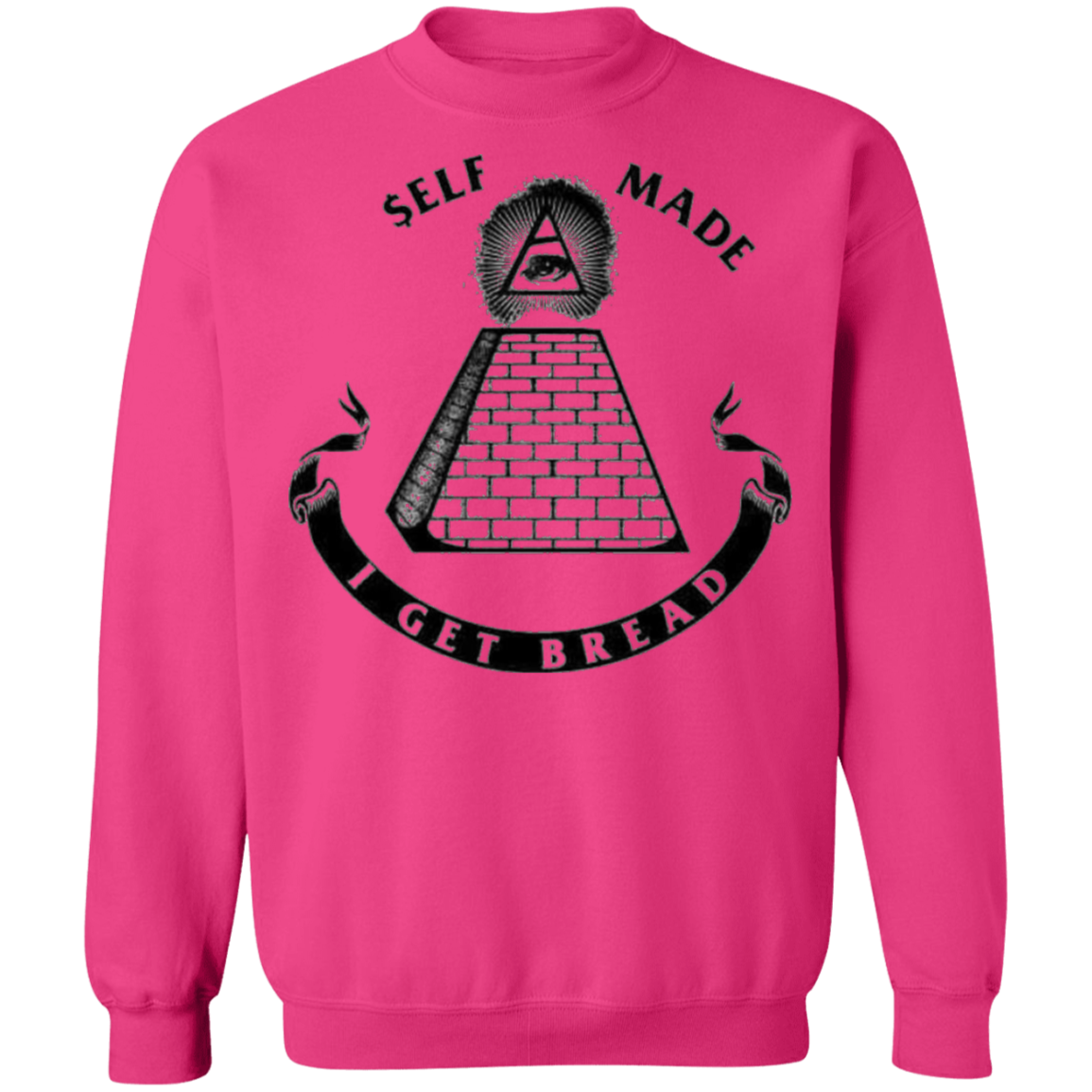 I Get Bread Crewneck Pullover Sweatshirt 8 oz.