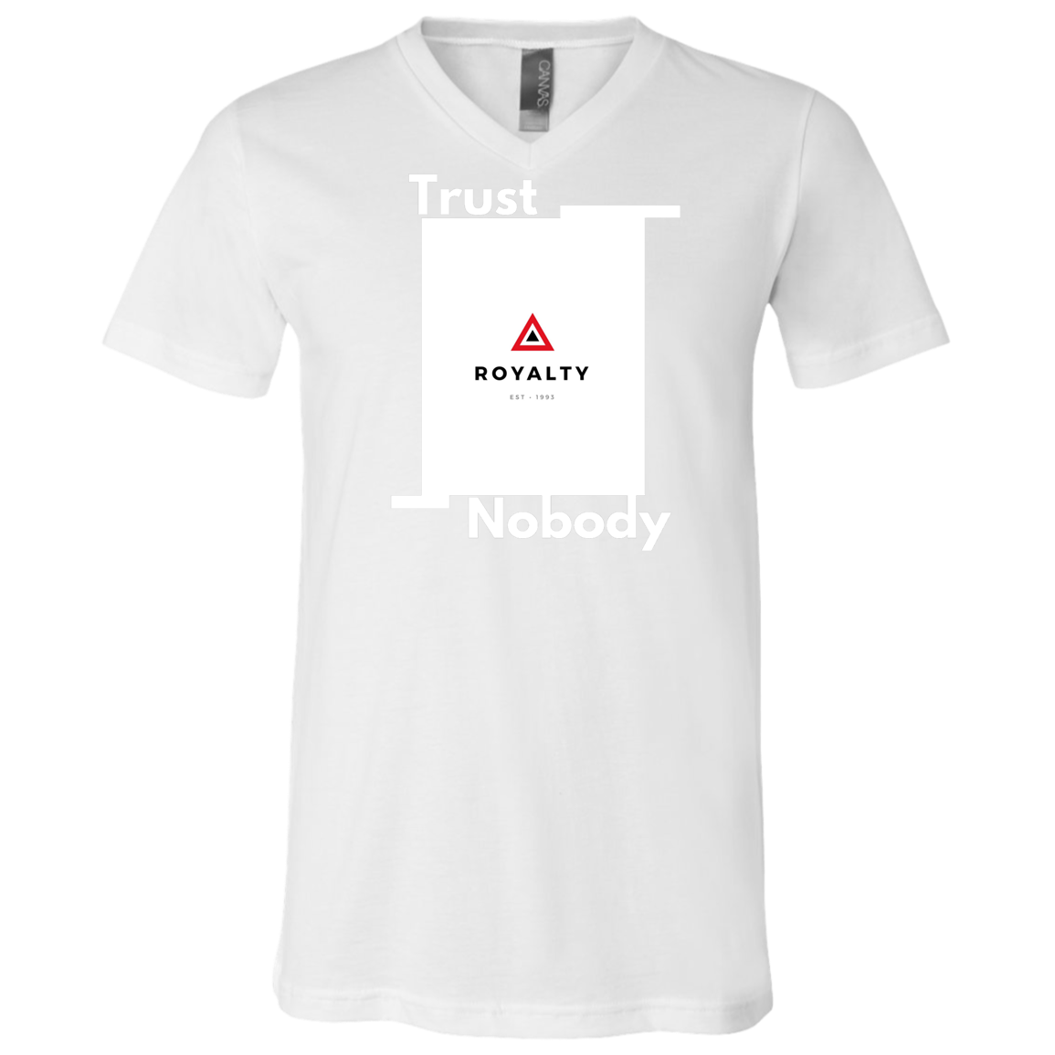 Trust Nobody SS V-Neck T-Shirt