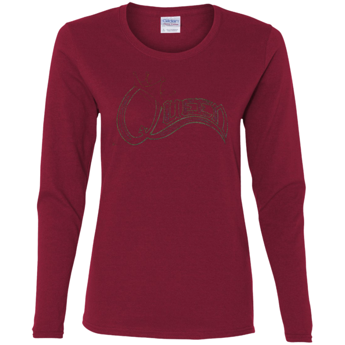 Queen Ladies' Cotton LS T-Shirt