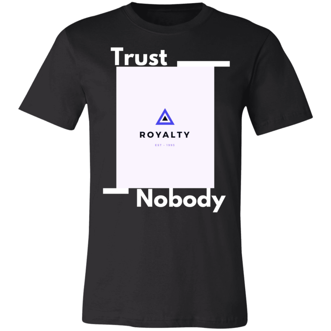 Retro Trust Nobody Short-Sleeve T-Shirt by Amagiri Young