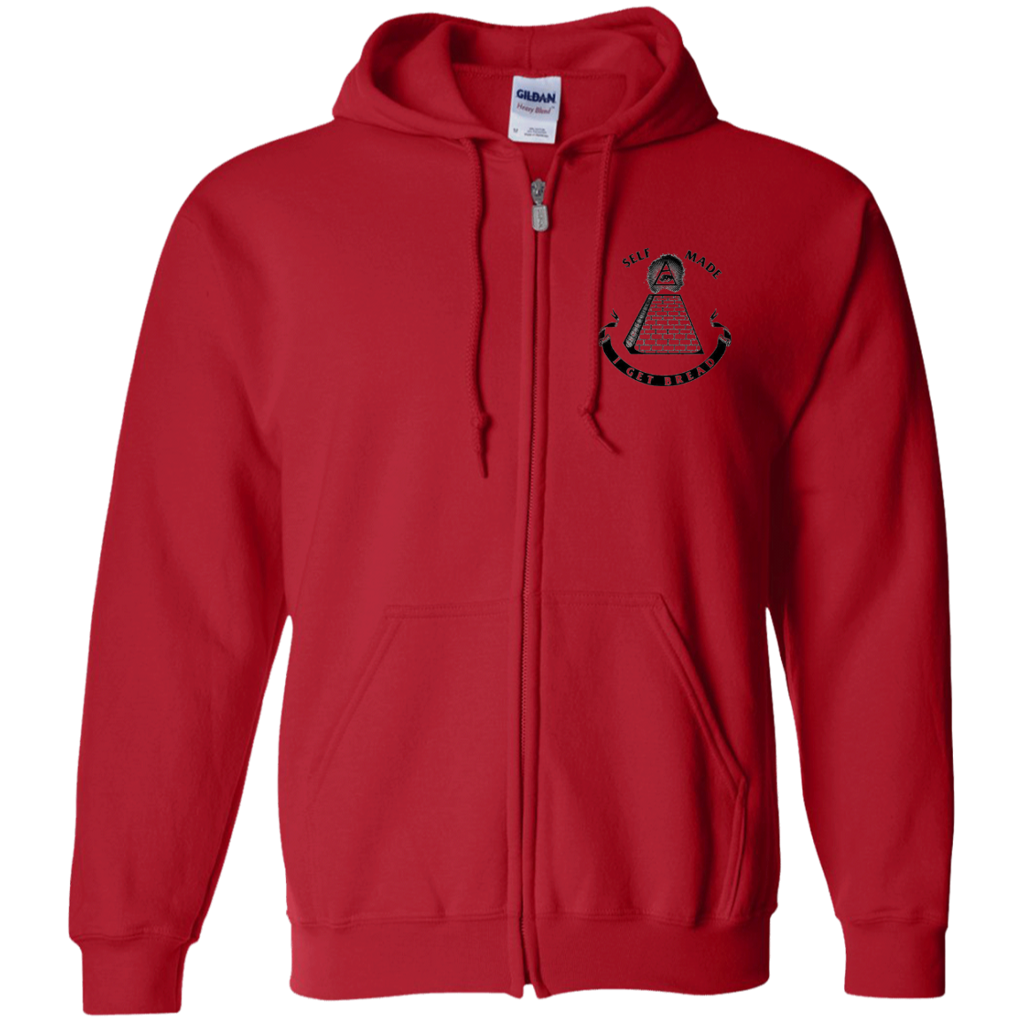 I Get Bread Zip Up Hooded Sweatshirt
