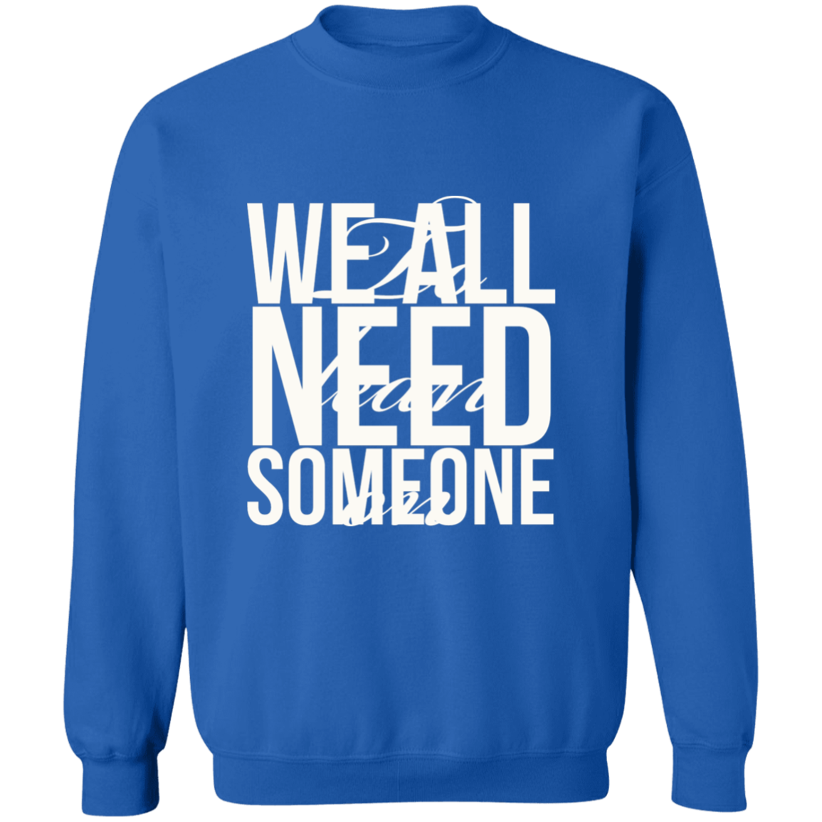 Lean On by Amagiri Young Crewneck Sweatshirt 8 oz (Closeout)