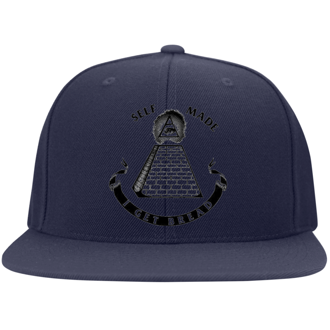I Get Bread Flat Bill Twill Flexfit Cap