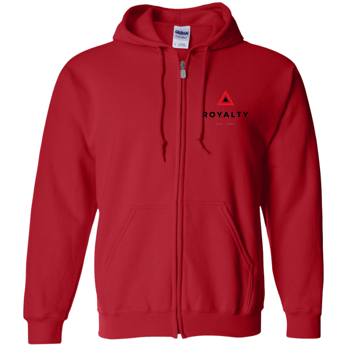 Royalty Zip Up Hooded Sweatshirt