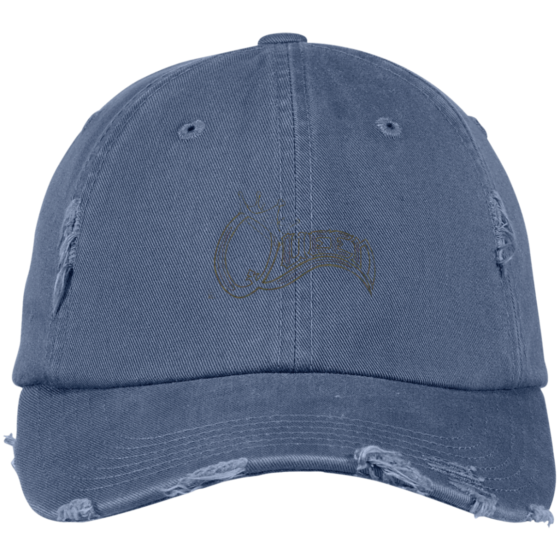 Queen Distressed Dad Cap
