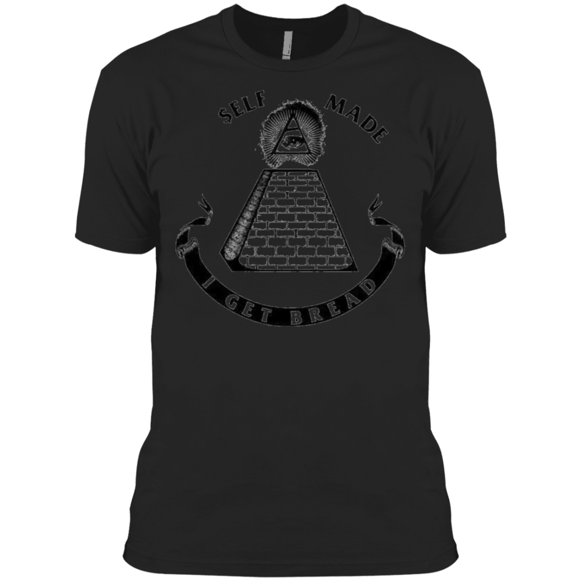 I Get Bread Men's Made in USA Cotton T-Shirt