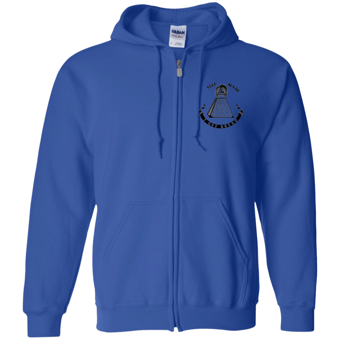 I Get Bread Zip Up Hooded Sweatshirt