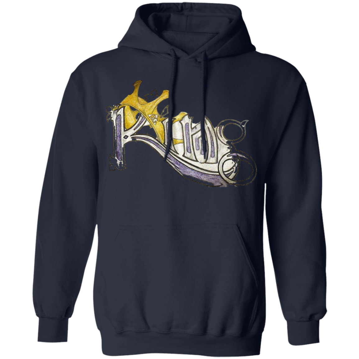 King Pullover Hoodie by Amagiri Young