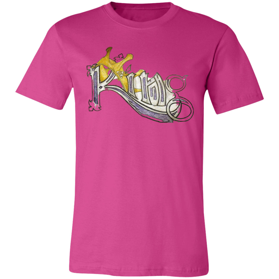 King Unisex Jersey Short-Sleeve T-Shirt by Amagiri Young