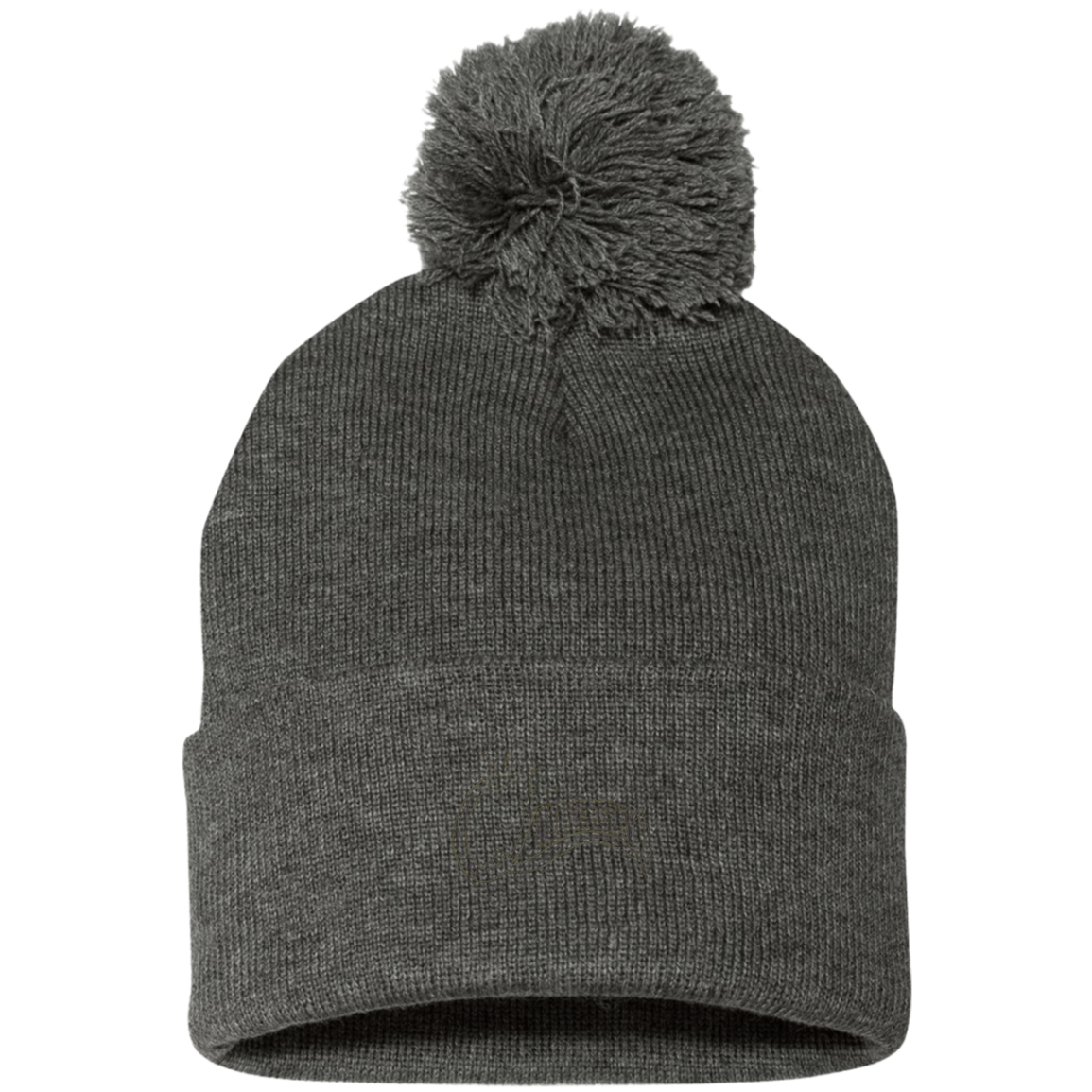 Queen Pom Pom Knit Cap