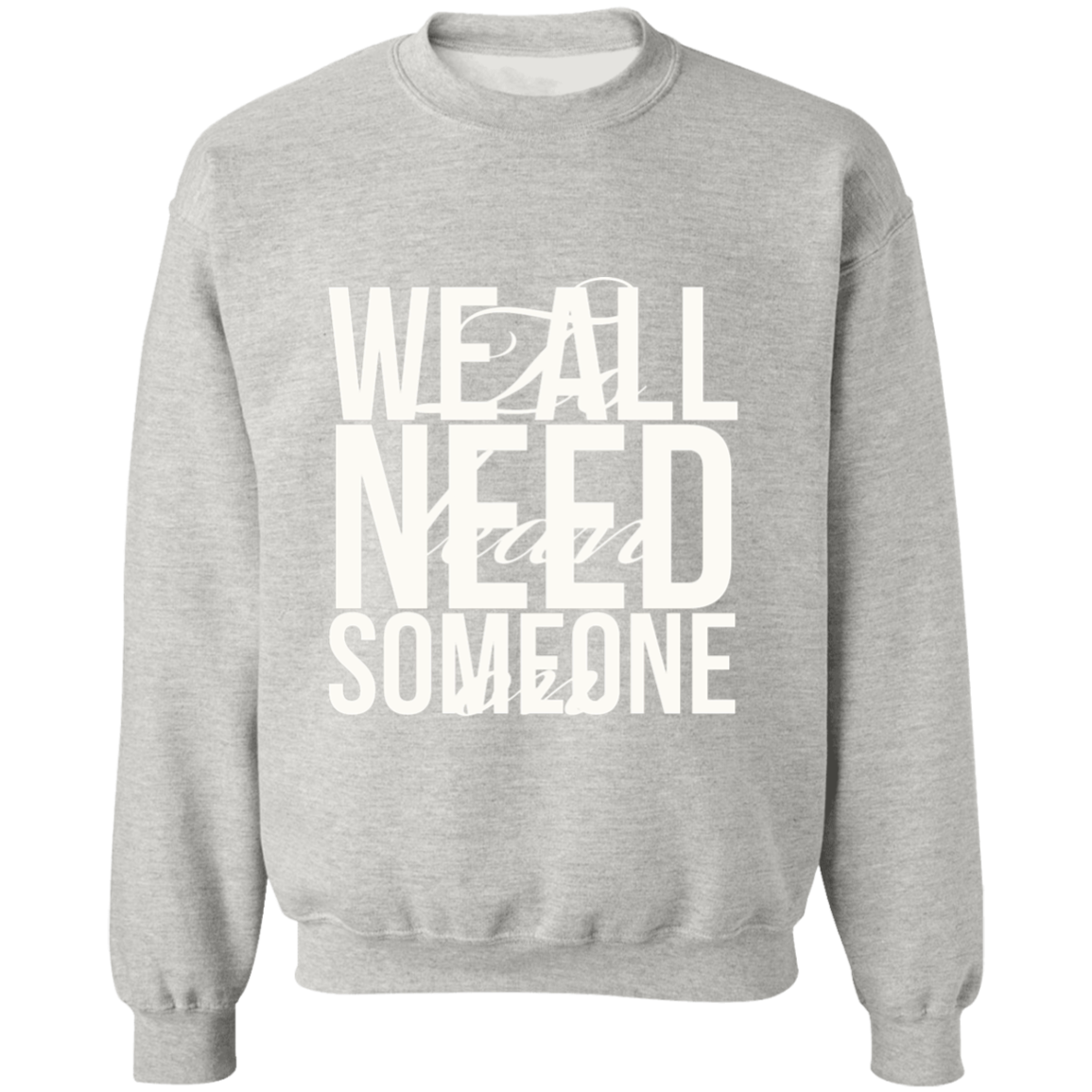 Lean On by Amagiri Young Crewneck Sweatshirt 8 oz (Closeout)
