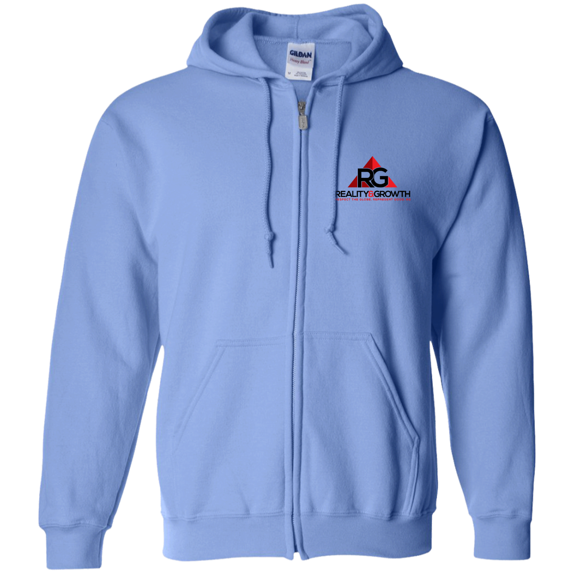 RG Zip Up Hooded Sweatshirt