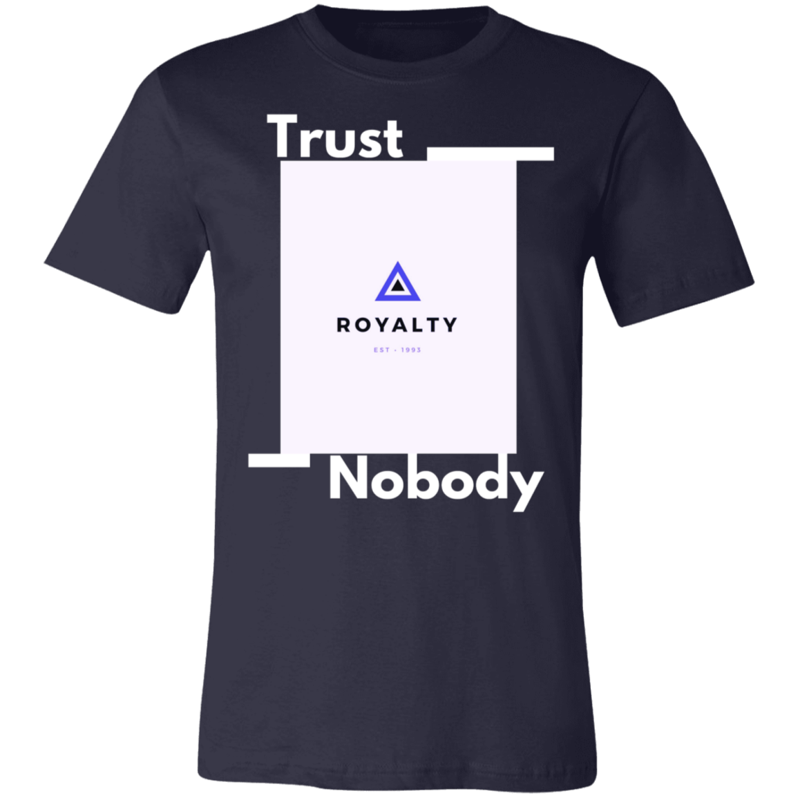 Retro Trust Nobody Short-Sleeve T-Shirt by Amagiri Young