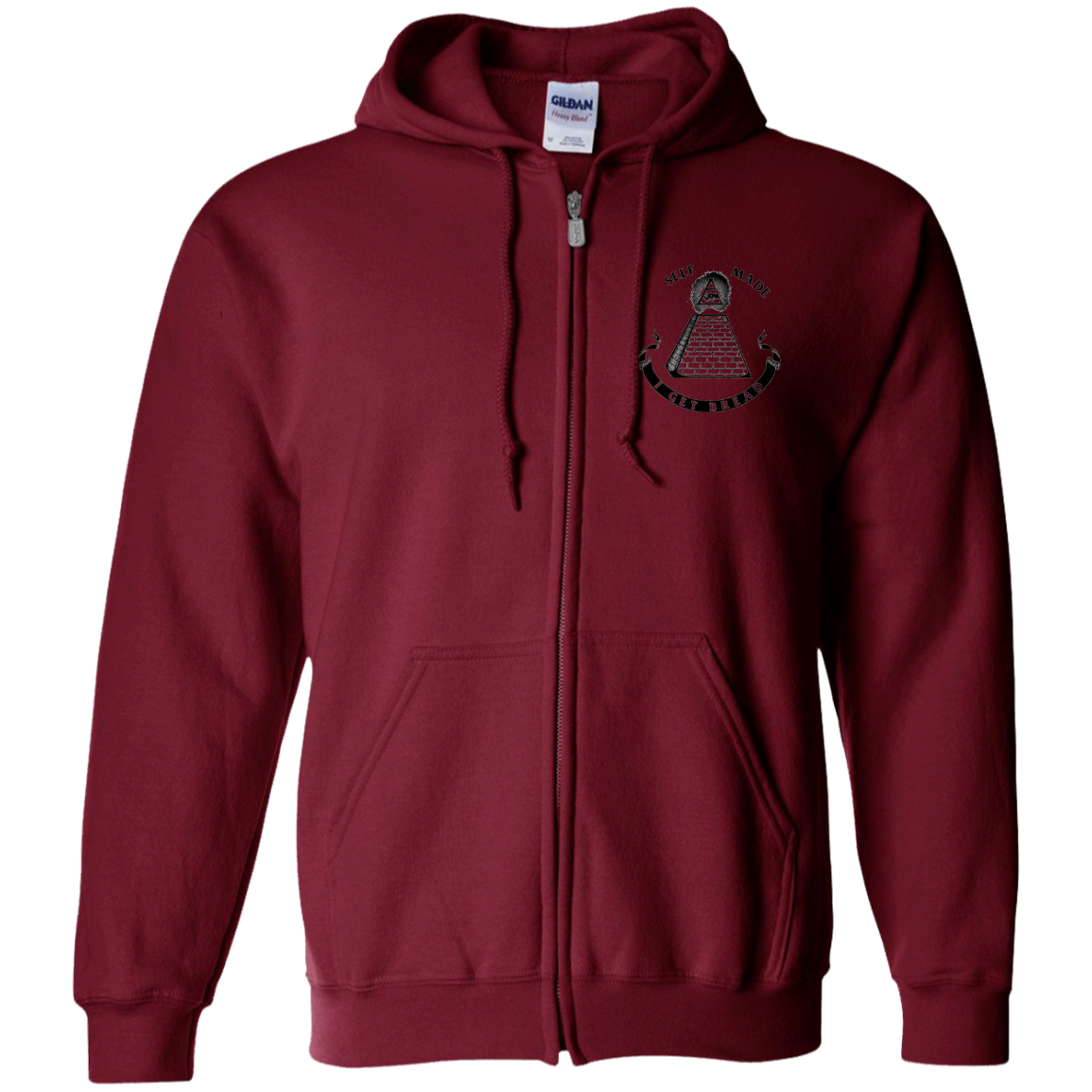 I Get Bread Zip Up Hooded Sweatshirt